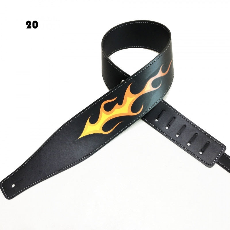 Color Printing Folk Guitar Shoulder Strap Musical Instrument Accessories