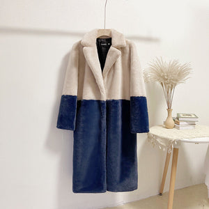 Apricot And Purplish Blue