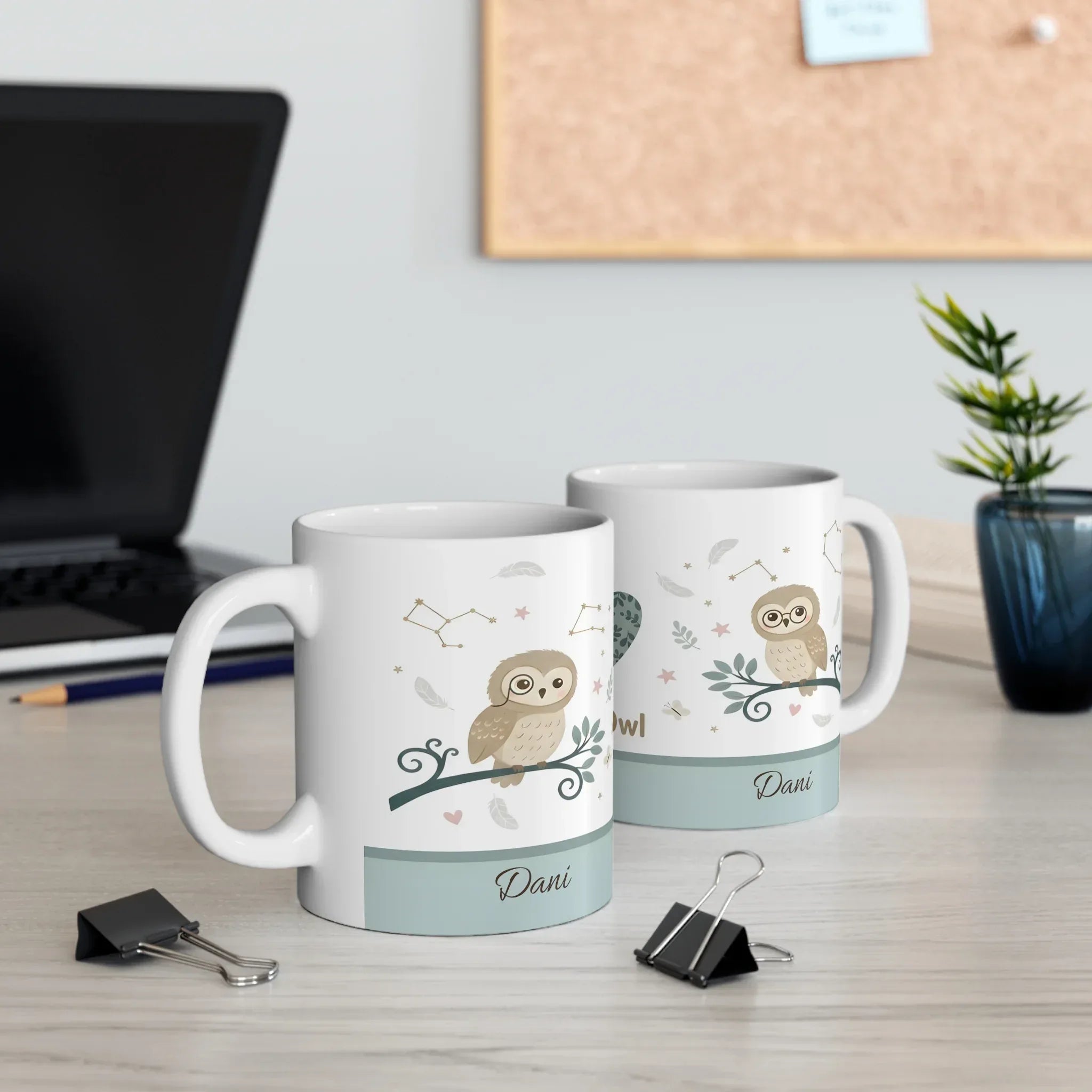 Night Owl Mug - Personalized Woodland Constellation Coffee & Tea Gift