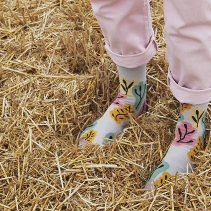 French Creative Socks Illustration Art Socks For Men And Women Couples