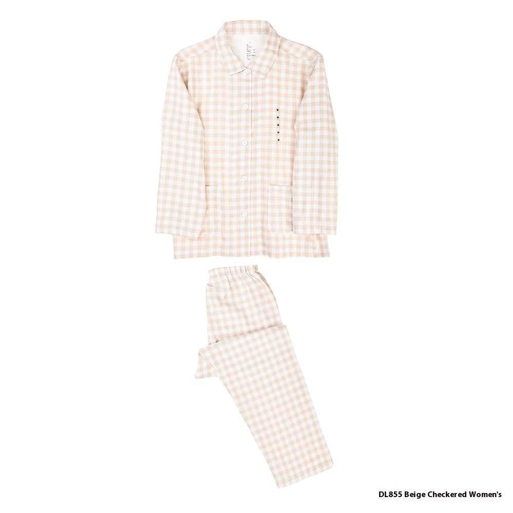 Double-layer Yarn Pajamas Without Printing