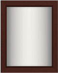 Mahogany Shadow Box Frame with Soft Linen Back | Displays Memorabilia and Photos up to 8x10 Inches
