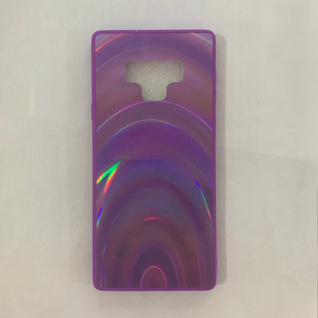 3D Rainbow Glitter Gradient Back Cover Case