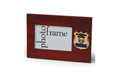 US Police Officer Medallion Desktop Landscape Picture Frame - 4 x 6 Inch