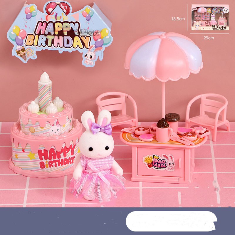 Bunny House Dollhouse Rooms