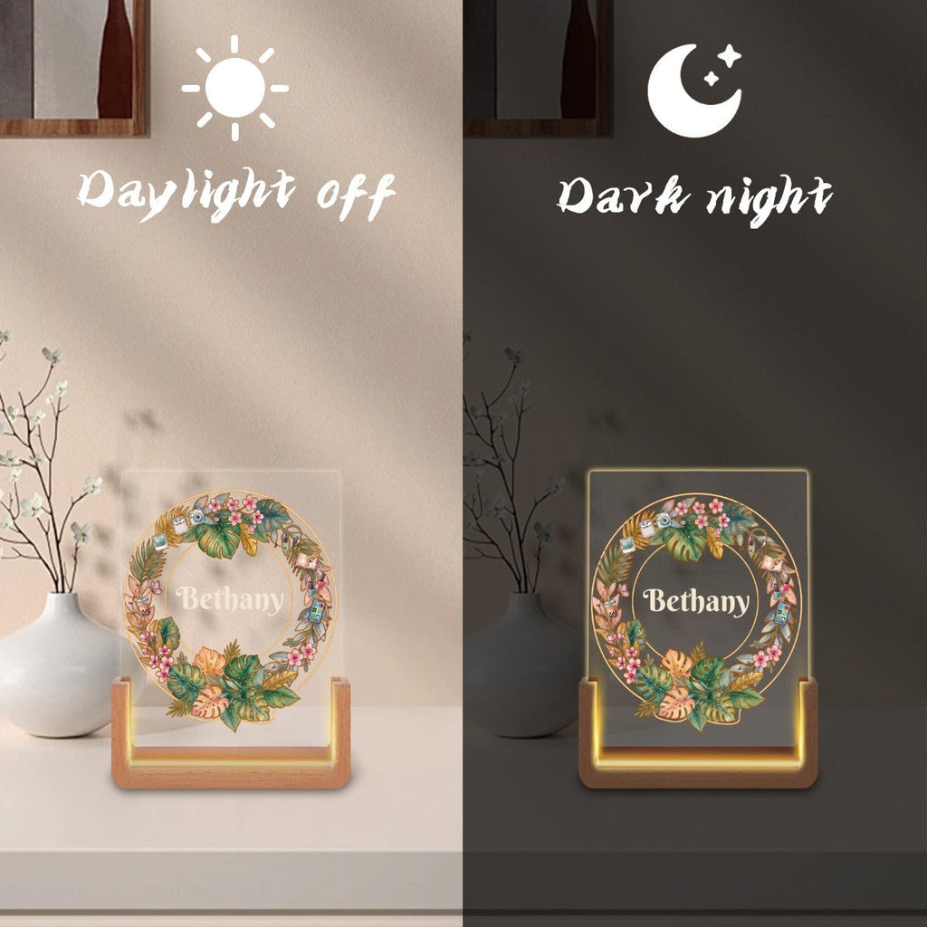 Her Name in Lights — Personalized USB Night Light