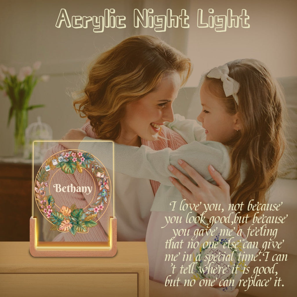 Her Name in Lights — Personalized USB Night Light