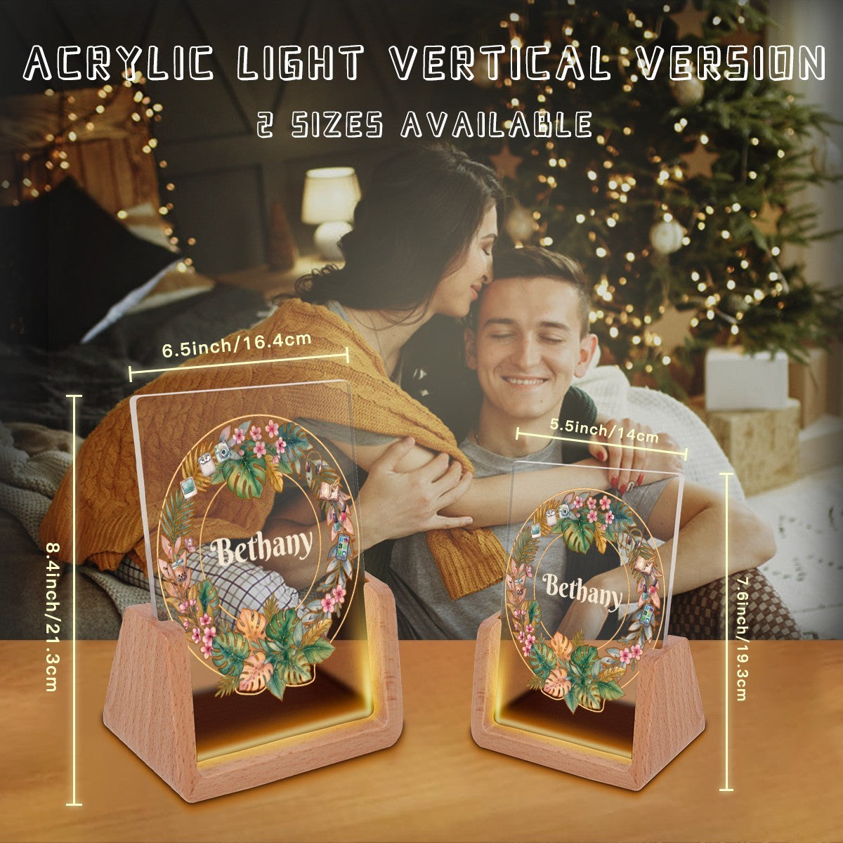 Her Name in Lights — Personalized USB Night Light