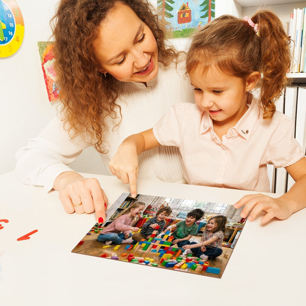 Custom Wooden Puzzle | 15×20cm  — 60 pieces | Upload Your Photo