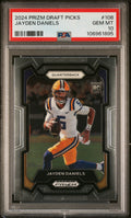 Graded 2024 Panini Prizm Draft Picks Jayden Daniels #108 Rookie RC Football Card PSA 10 Gem Mint