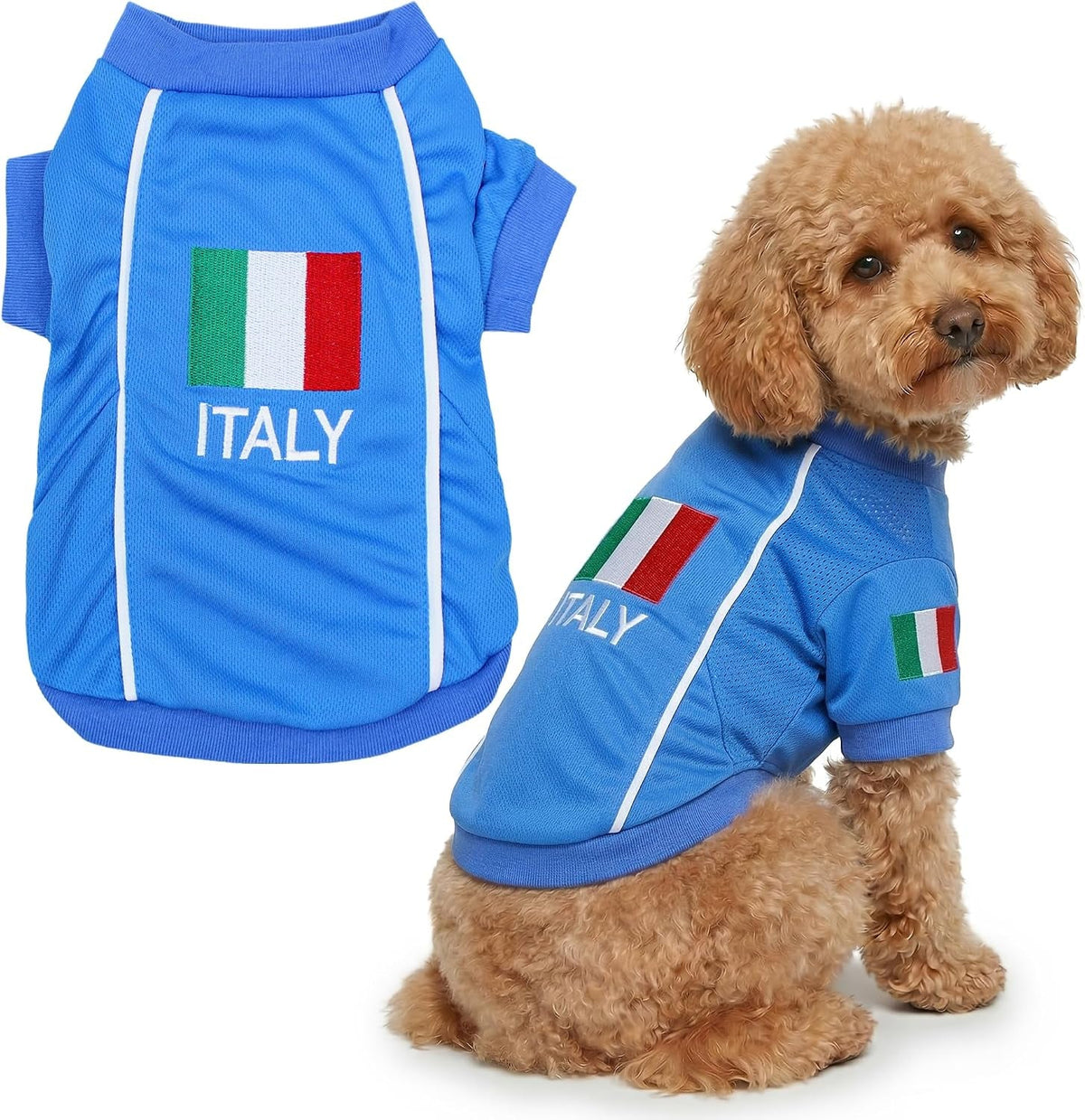 Parisian Pet Breathable Mesh Soccer Jersey for Dogs, XS–5XL