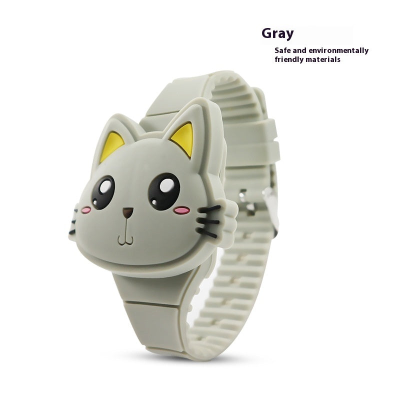 Epoxy LED Cartoon Children Watch