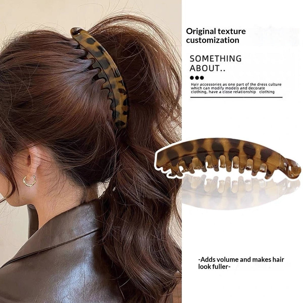 Elegant Sophisticated Bun-style Ponytail Clip For The Back Of The Head