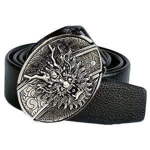Dragon Head Knife Black Belt