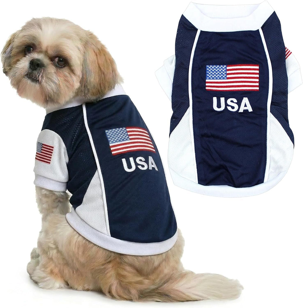 Parisian Pet Breathable Mesh Soccer Jersey for Dogs, XS–5XL