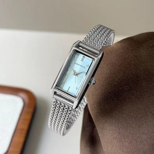 Silver Case Blue Face