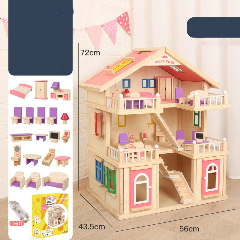 Storybook Wooden Dollhouse