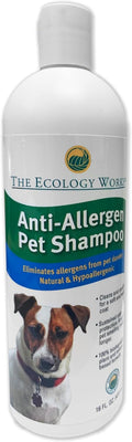 Anti-Allergen Pet Shampoo for Dogs & Cats with Sensitive Skin, 16oz