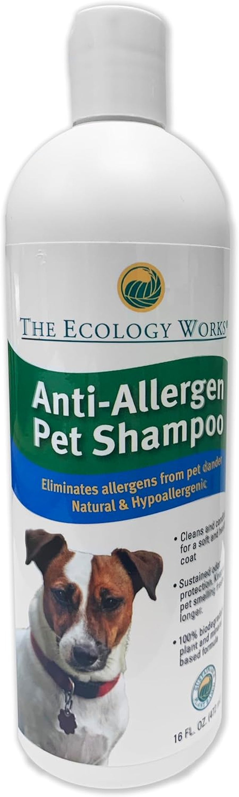 Anti-Allergen Pet Shampoo for Dogs & Cats with Sensitive Skin, 16oz