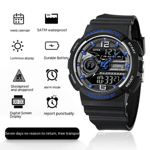 Large Black Blue