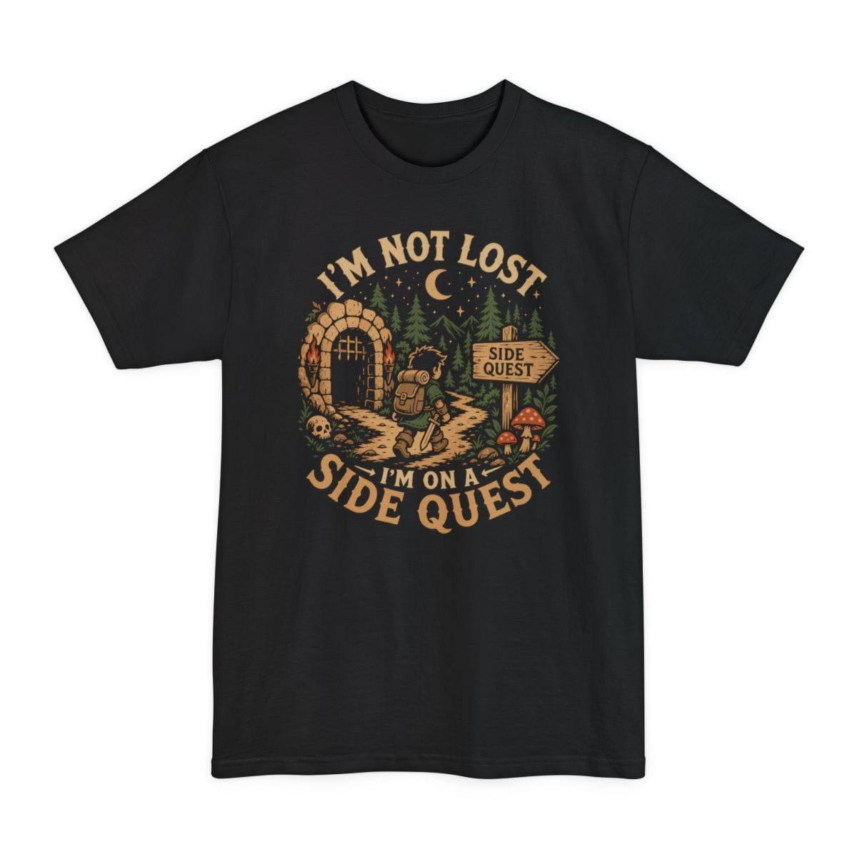 I'm Not Lost I'm On A Side Quest Tall T-Shirt