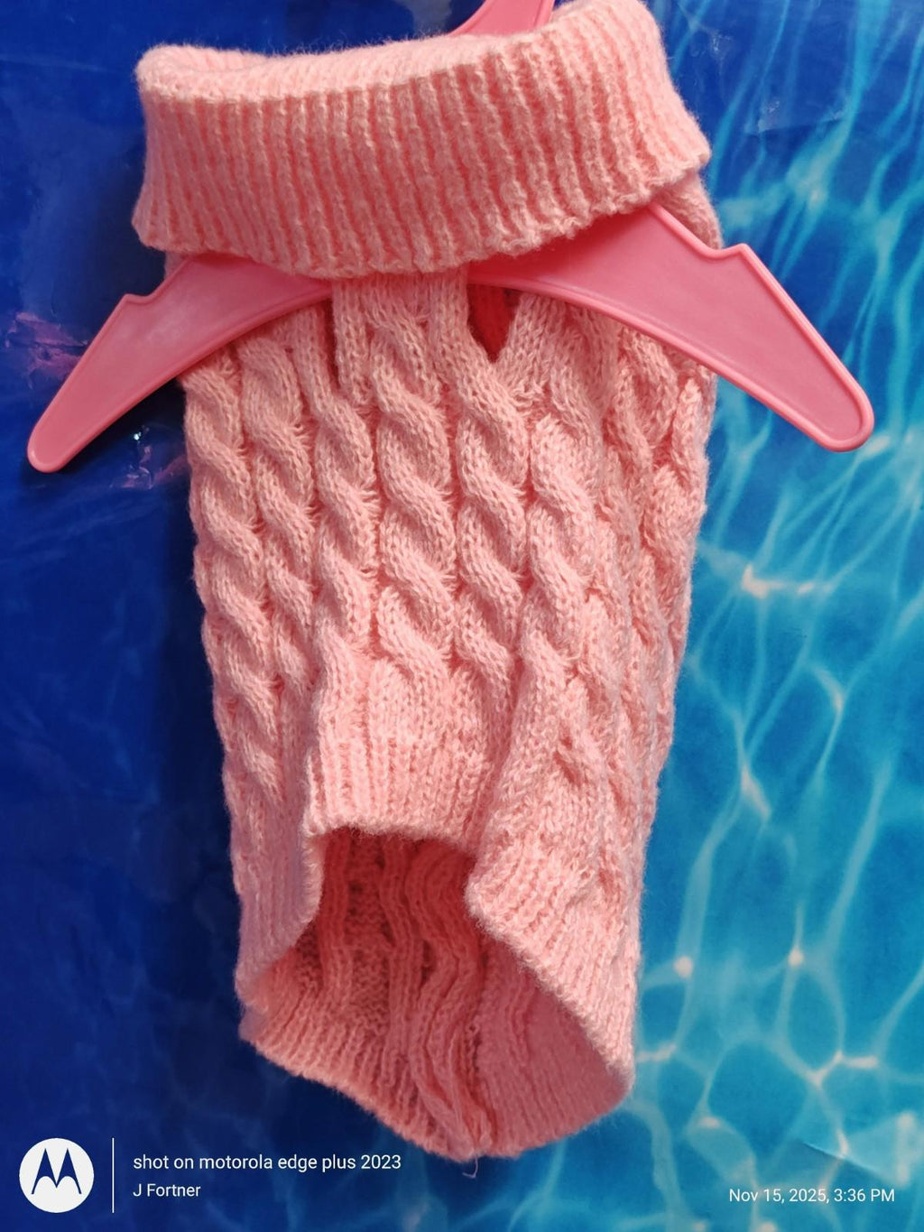 Knitted Sweater with Collar - Pullover Super Soft Cotton -Choose Color