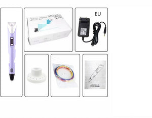 Purple pen A set