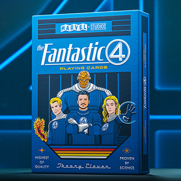 Theory11 Fantastic Four Playing Cards – Retro-Futuristic Marvel Edition
