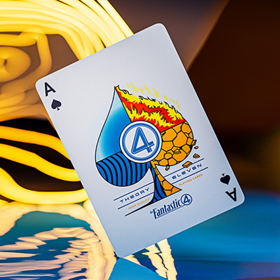 Theory11 Fantastic Four Playing Cards – Retro-Futuristic Marvel Edition