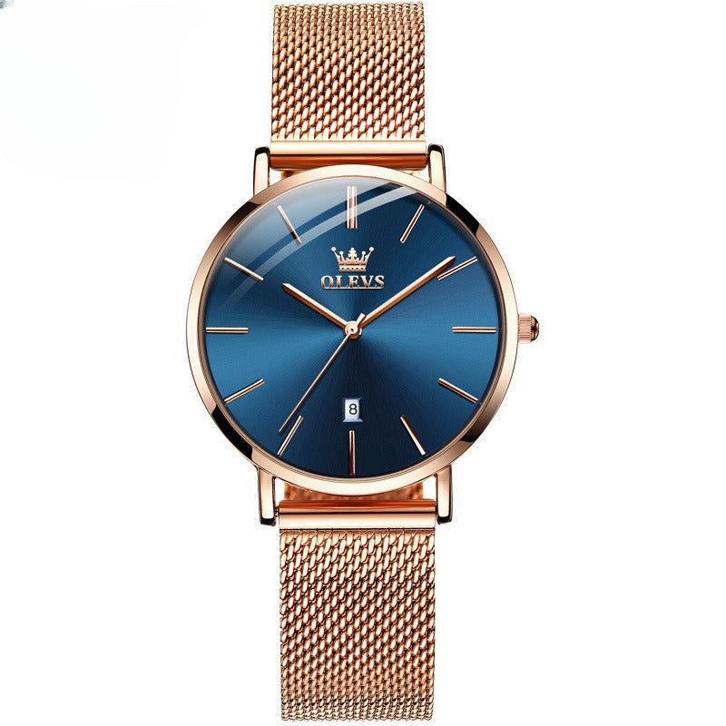 Valentine's Day Thin Men And Women Couple Electronic Quartz Watch