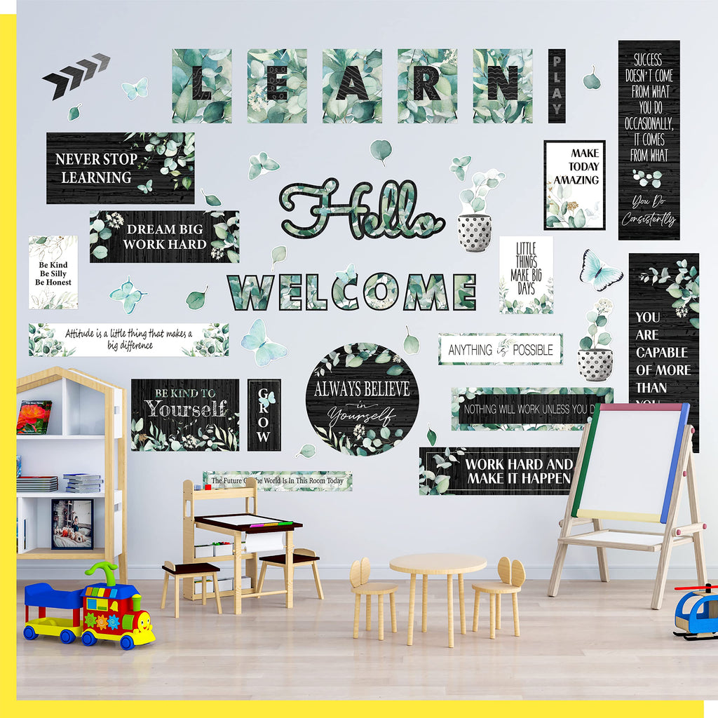 Gethelud 50PCS Modern Farmhouse Bulletin Board Decor 44.5x32.5cm Style 1