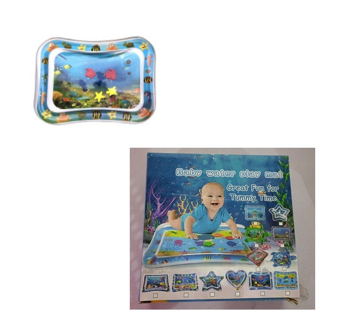 Baby Inflatable Water Mat, Infants Summer Beach Water Mat Patted Pad Water Cushion For Infants Toddlers Summer Activity Play Toys Baby Pillows