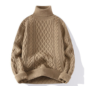 Khaki Turtleneck