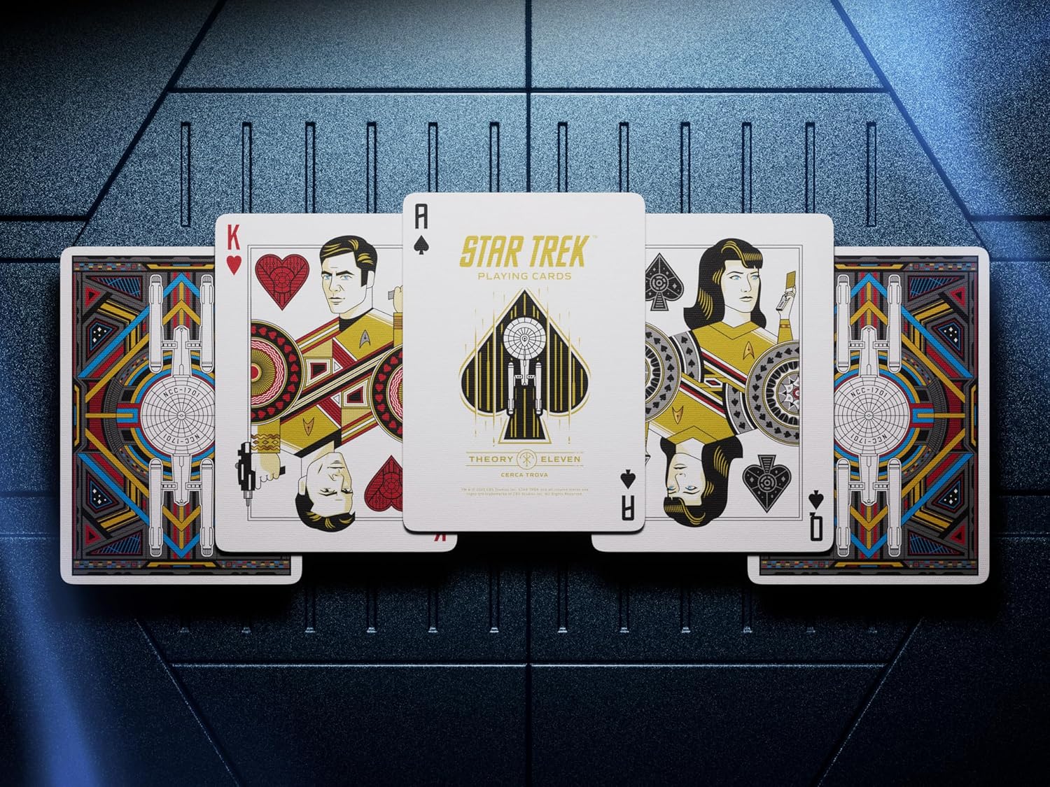 Theory11 Star Trek Light Edition Playing Cards – Premium Galaxy Deck