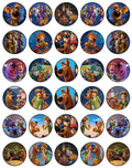 NATURAL BEHAVIOUR 30 Edible Cupcake Toppers Mystery Pup Dog Team Collection