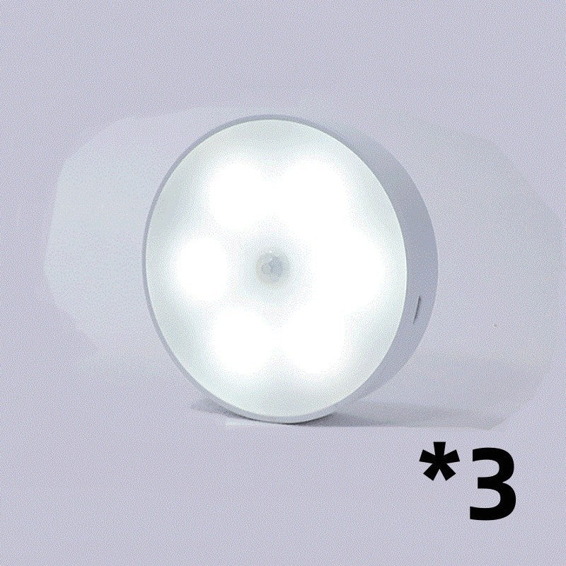 LED Motion Sensor Puck Lights – Rechargeable Under Cabinet Lighting, Wireless USB