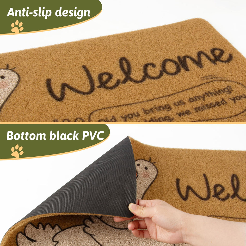 FEXIA Goose Pattern Indoor Outdoor Welcome Mat Rug 29x17 Polyester