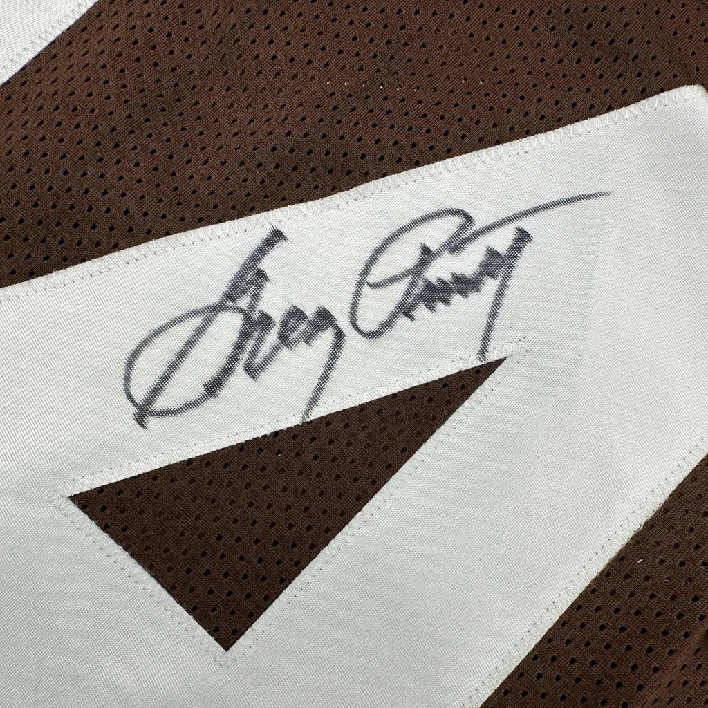 Framed Autographed/Signed Greg Pruitt 35x39 Cleveland Brown Football Jersey JSA COA