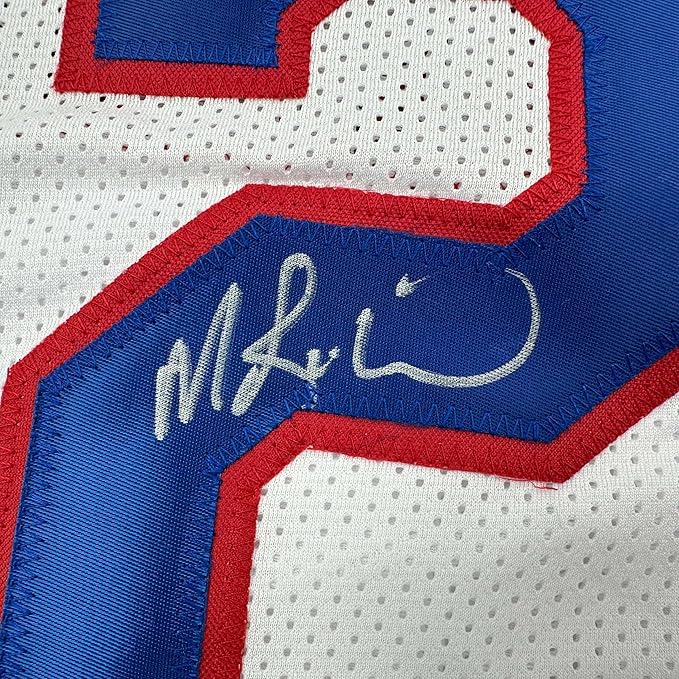 Framed Autographed/Signed Mitch Richmond 35x39 Sacramento White Basketball Jersey JSA COA