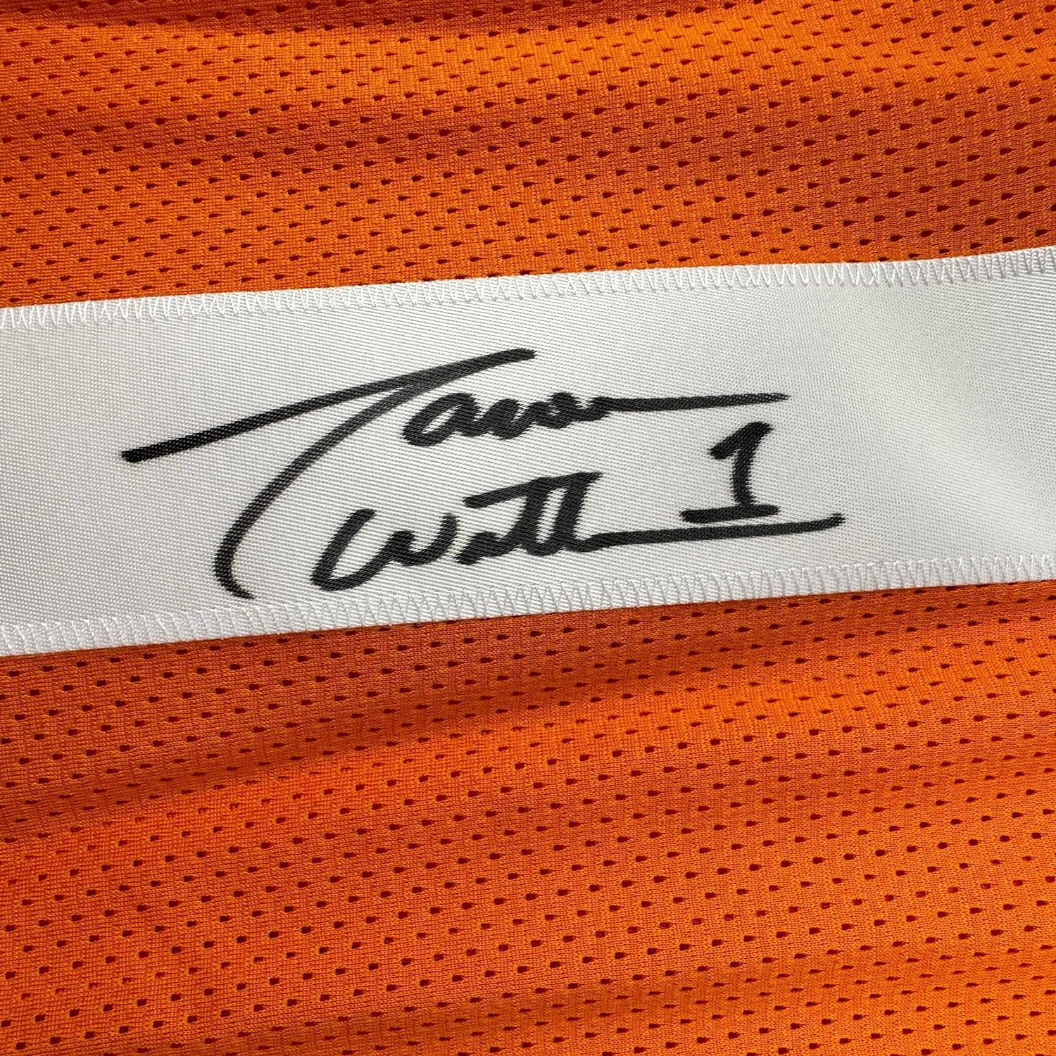 Framed Autographed/Signed Jason Witten 35x39 Tennessee Orange College Football Jersey Beckett BAS COA