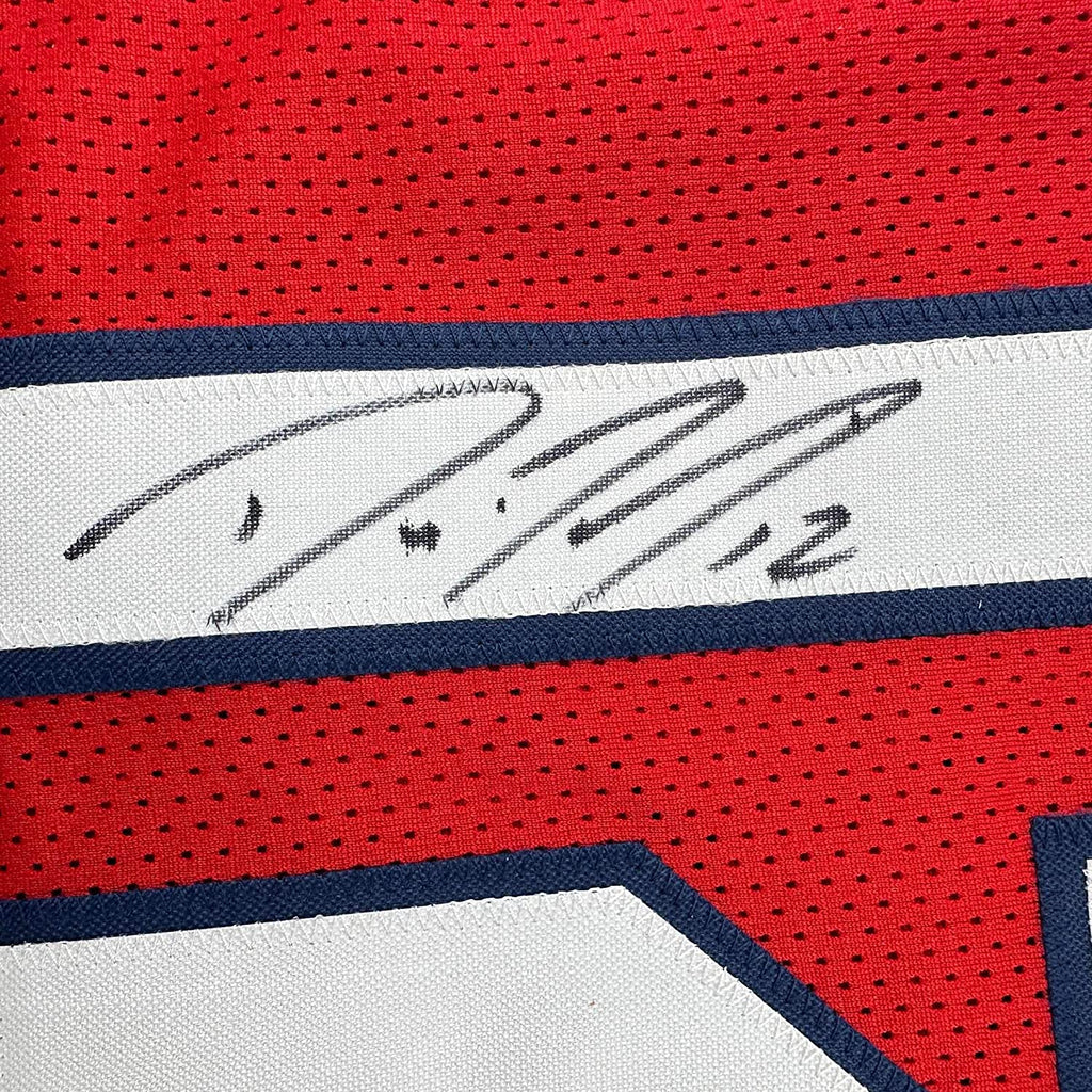 Framed Autographed/Signed Diana Taurasi 35x39 USA Olympics Red Basketball Jersey JSA COA