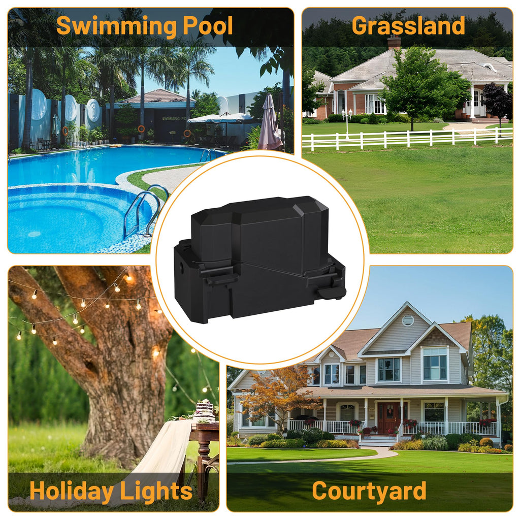 CFMASTER Weatherproof Outdoor Electrical Box IP66 7x3x4in Vanilla 3 Pack