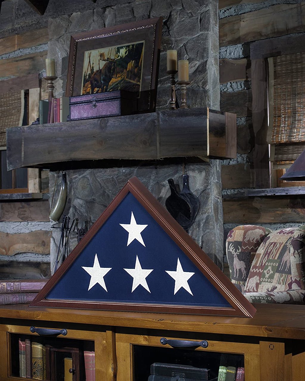 Burial Flag Cases American Burial Flag Box, Large coffin flag display case