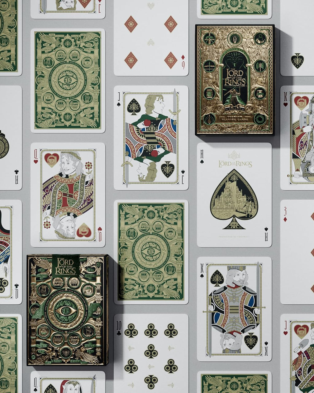 Theory11 The Lord of the Rings Playing Cards – Green Edition