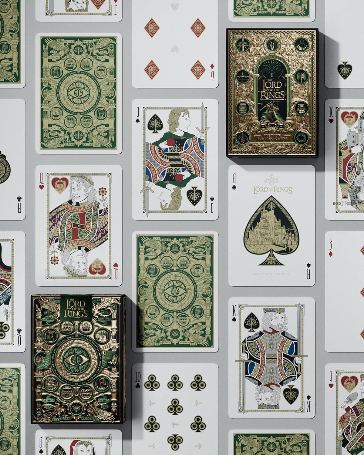 Theory11 The Lord of the Rings Playing Cards – Green Edition