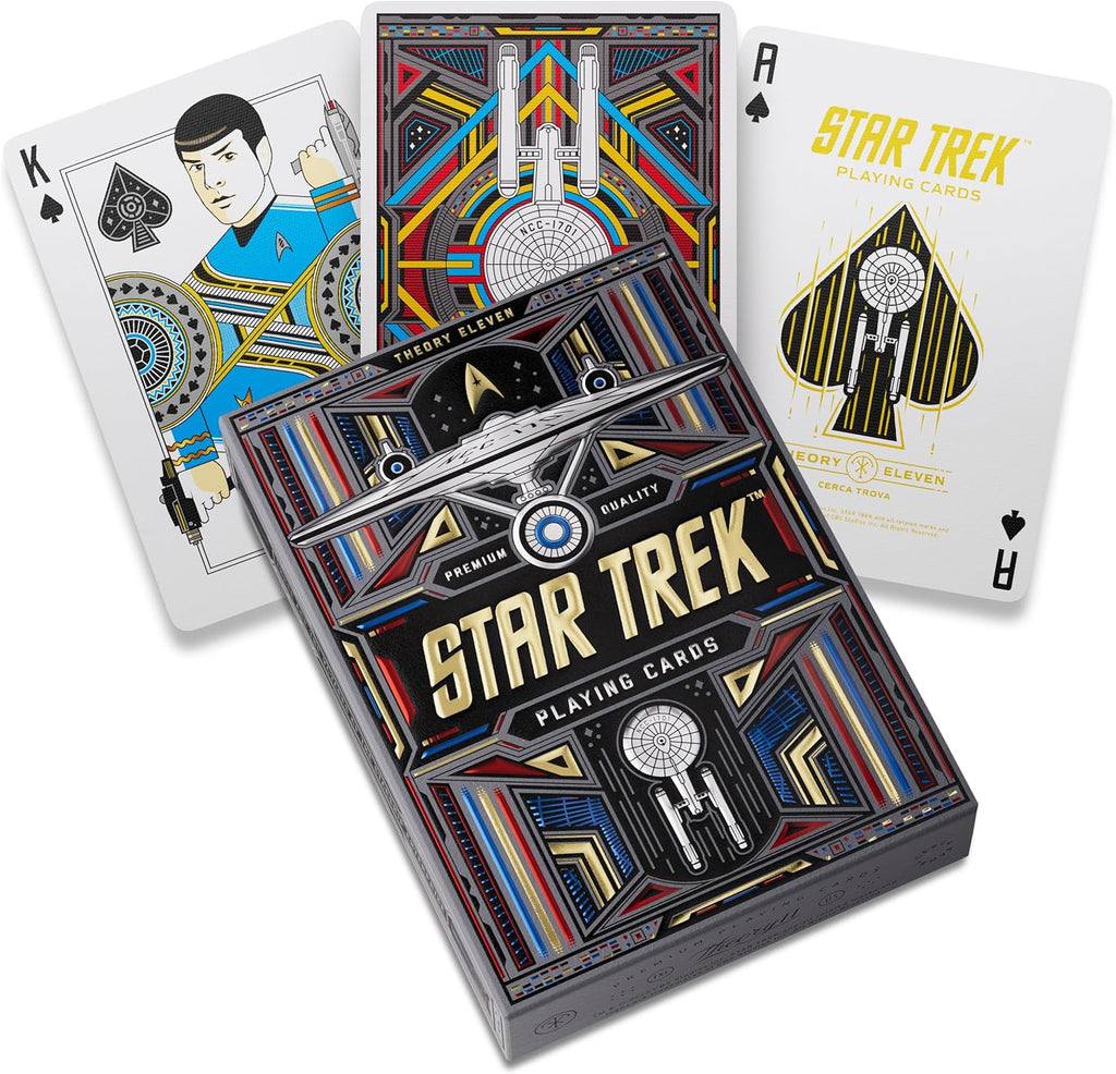 Theory11 Star Trek Dark Edition Playing Cards – Premium Galaxy Deck