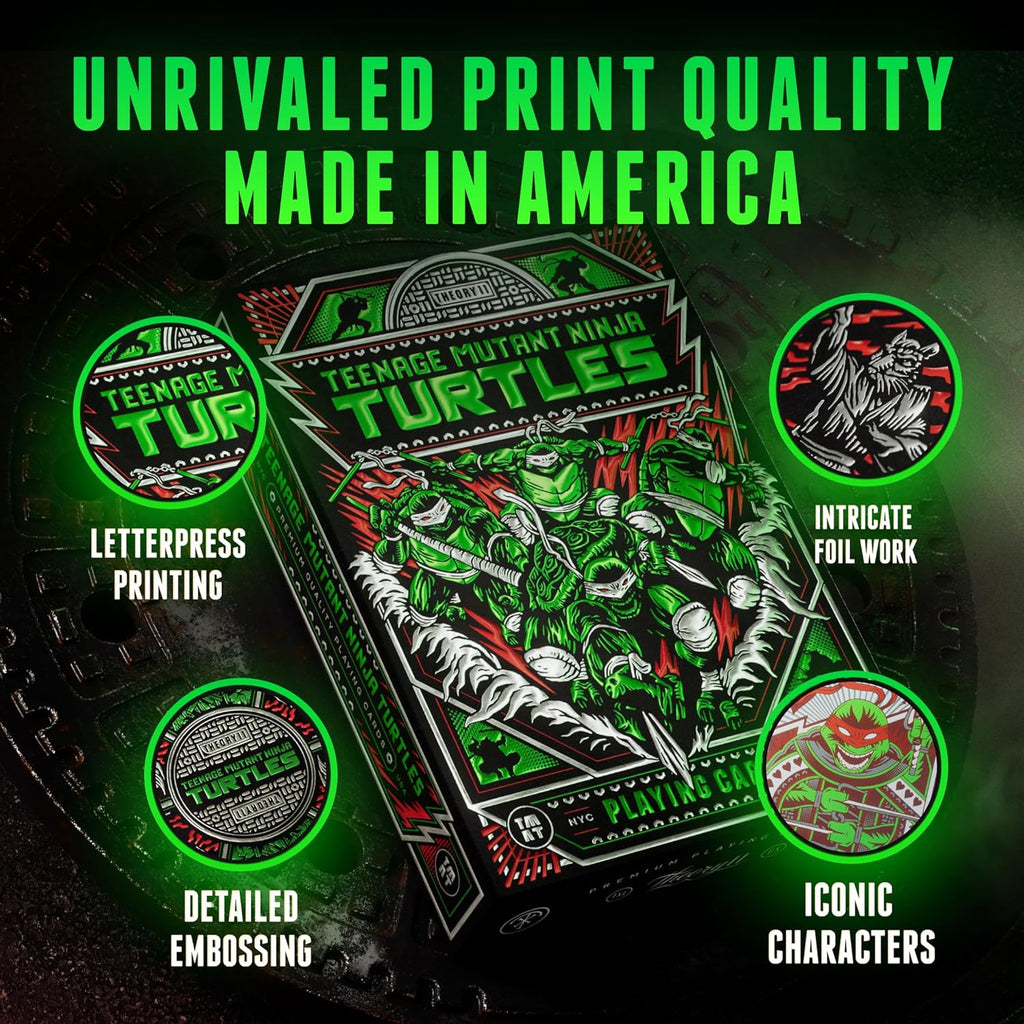 Theory11 Teenage Mutant Ninja Turtles Playing Cards – TMNT Premium Deck