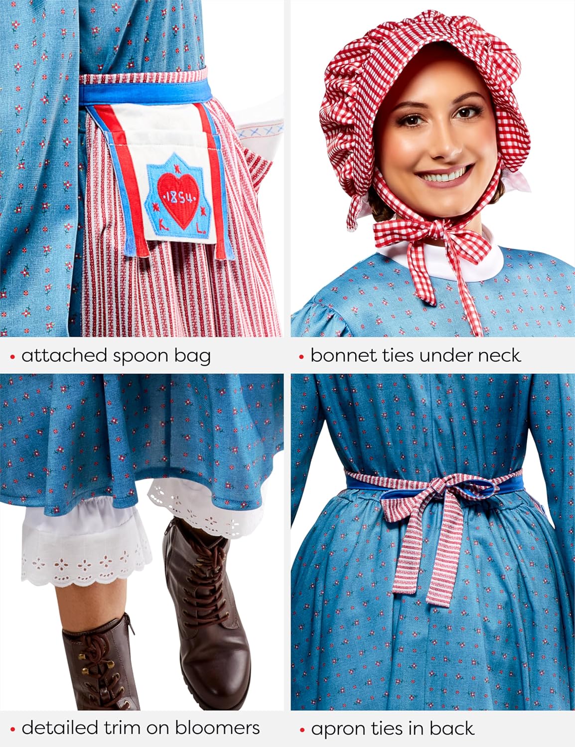 Kirsten Larson American Girl Doll Womans Costume
