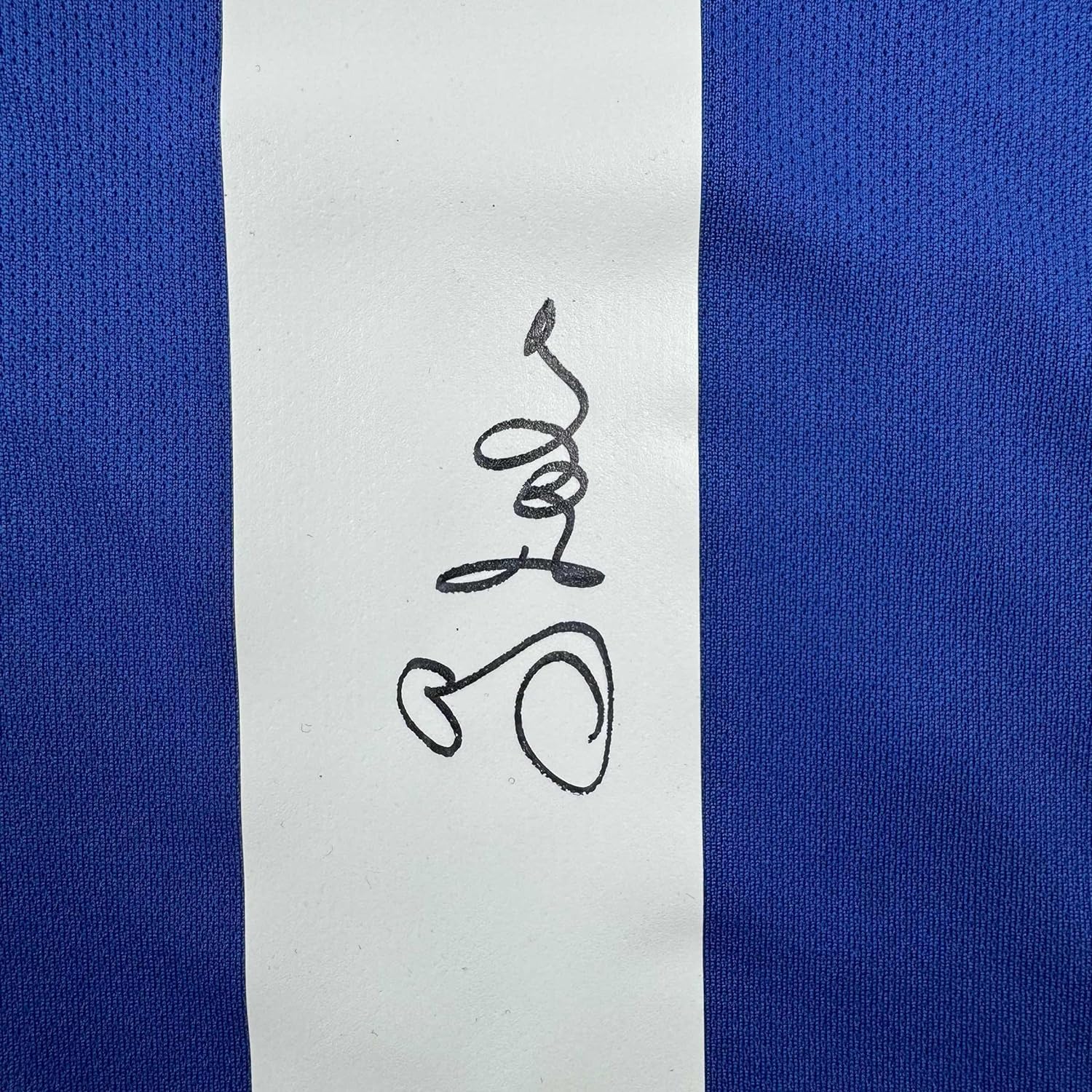 Framed Autographed/Signed Gianfranco Zola 35x39 Italy Blue Soccer Futbol Jersey Beckett BAS COA