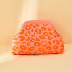Leopard Print Pink Base Orange
